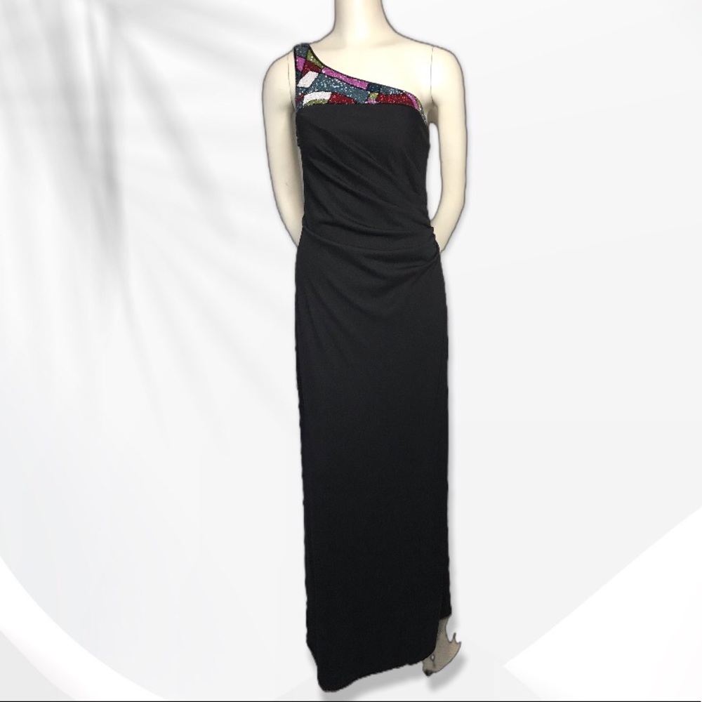 JS BOUTIQUE BEADED GOWN